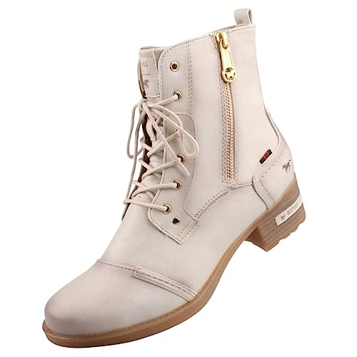 Mustang Damen Stiefelette Grau, Schuhgröße:EUR 44 von Mustang