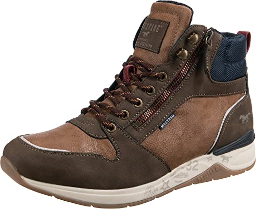 Mustang Herren Schnür-Boot, Cognac, 44 EU von MUSTANG