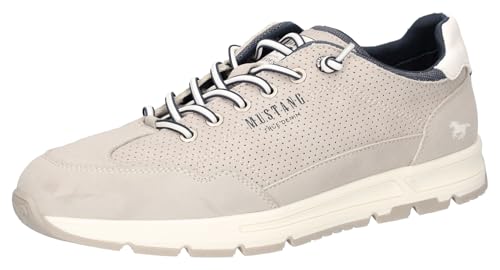 Mustang Herren 4195-302 Schnuerhalbschuh, hellgrau, 41 EU von Mustang