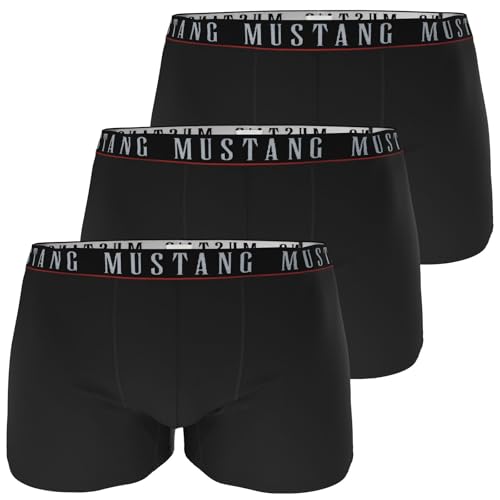 Mustang Herren Boxershort Unterwäsche Retropants 3er-Pack, Größe:XL, Farbe:Schwarz Mustang Herren Boxershort Unterwäsche Retropants 3er-Pack, Größe:XL, Farbe:Schwarz von MUSTANG