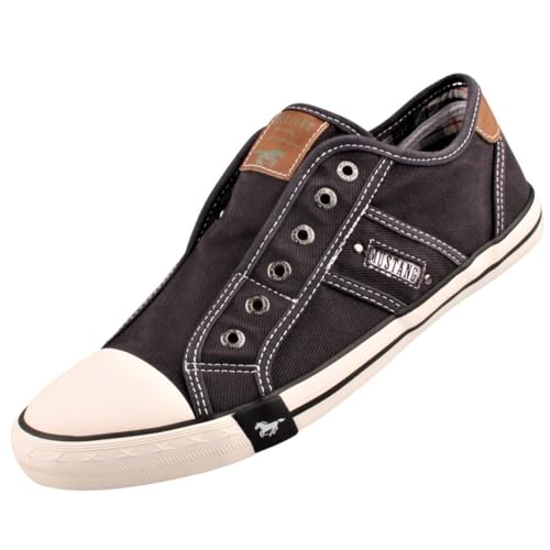 Mustang Herren Canvas Sneaker Schwarz EU 50 von Mustang