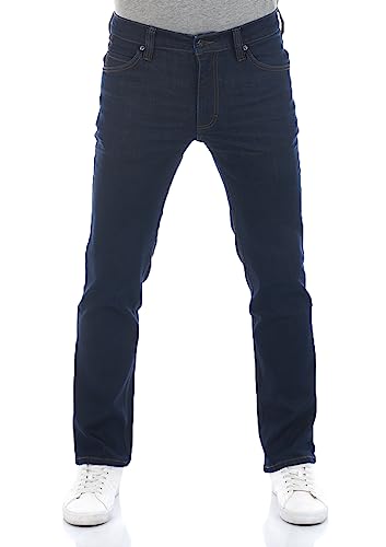 MUSTANG Herren Jeans Tramper Straight Fit Jeanshose Hose Denim Stretch Baumwolle Blau w32, Farbe:Super Dark (1014412-5000-943), Größe:32W / 30L von MUSTANG