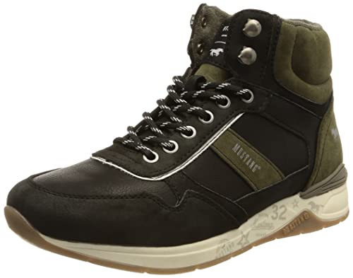 Mustang Herren Schnür-Boot, schwarz, 43 EU von Mustang