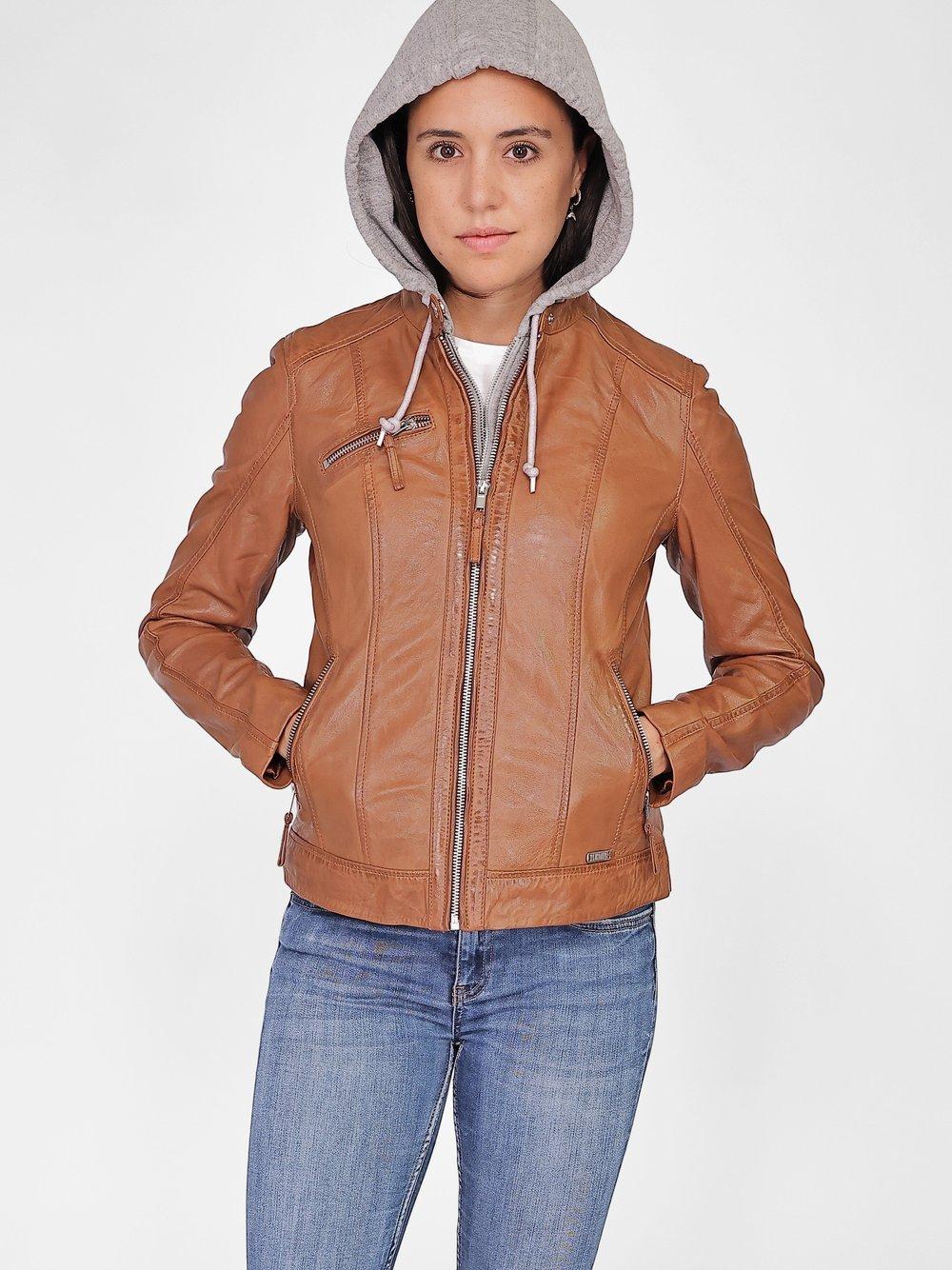 Mustang Lederjacke Damen, cognac von Mustang