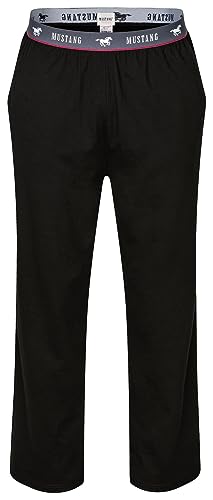 Mustang Long Pants Trousers Leggings Slacks Hosen für Herren Baumwolle Oeko-TEX, Größe:M, Farbe:Schwarz von Mustang