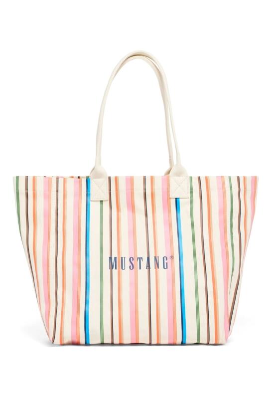 Mustang - Mustang Arvika Shopper beige mit Streifen Multicolor von Mustang