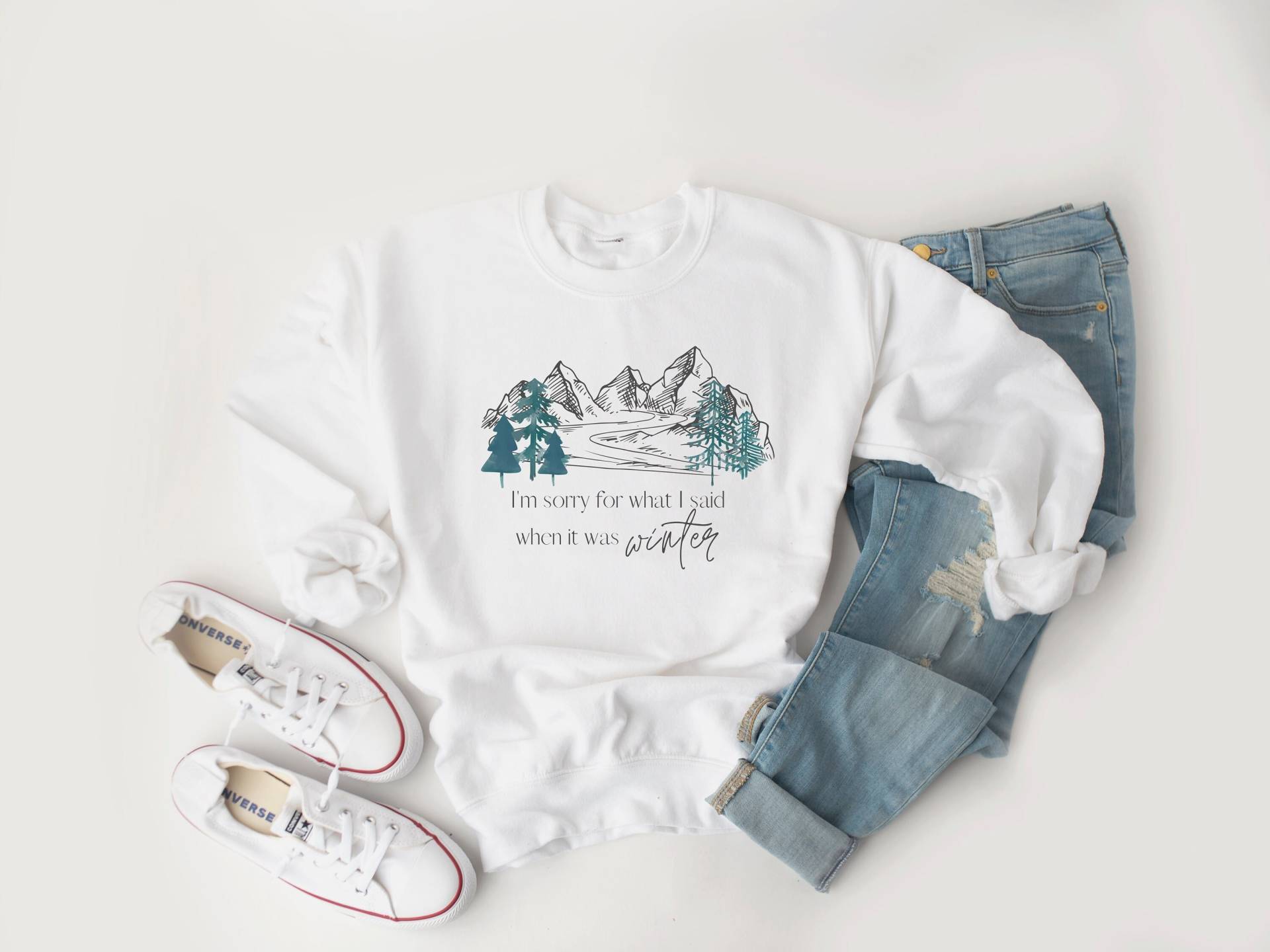 I'm Sorry For What I Said When It Was Winter Unisex Heavy Blend Crewneck Sweatshirt I'm Sorry For What I Said When It Was Winter Unisex Heavy Blend Crewneck Sweatshirt von MustardSeedCafe
