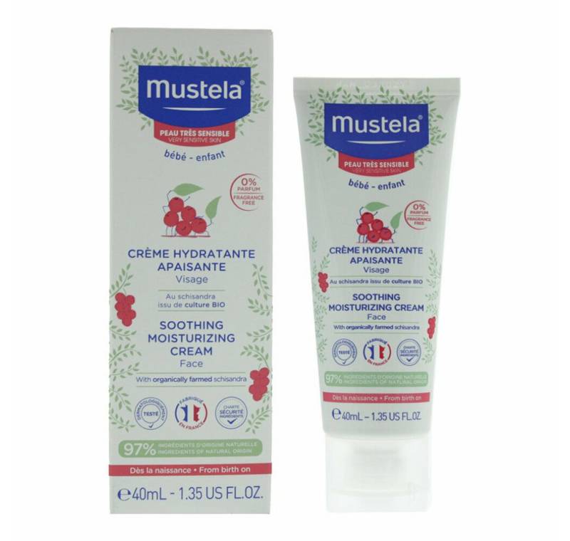 Mustela Gesichtspflege Bebe Soothing Moisturizing Face Cream von Mustela