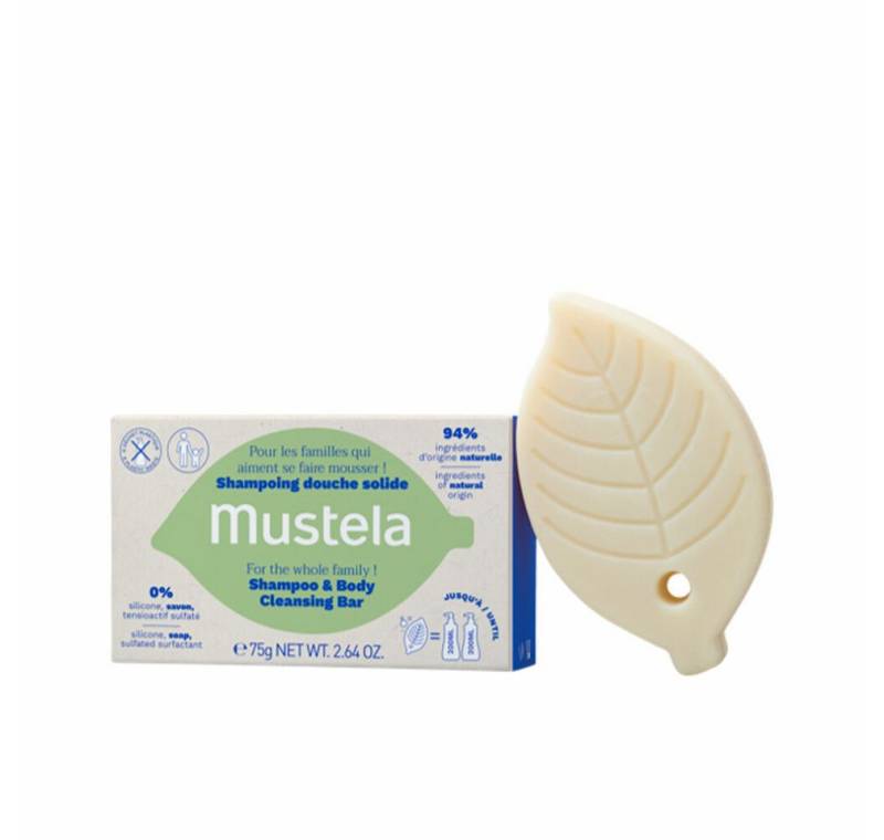 Mustela Haarpflege-Set BIO champú sólido 75 gr von Mustela