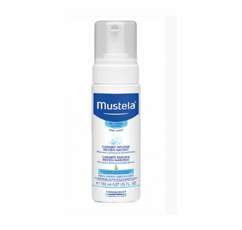 Mustela Haarshampoo Schaumshampoo für Neugeborene 150ml von Mustela