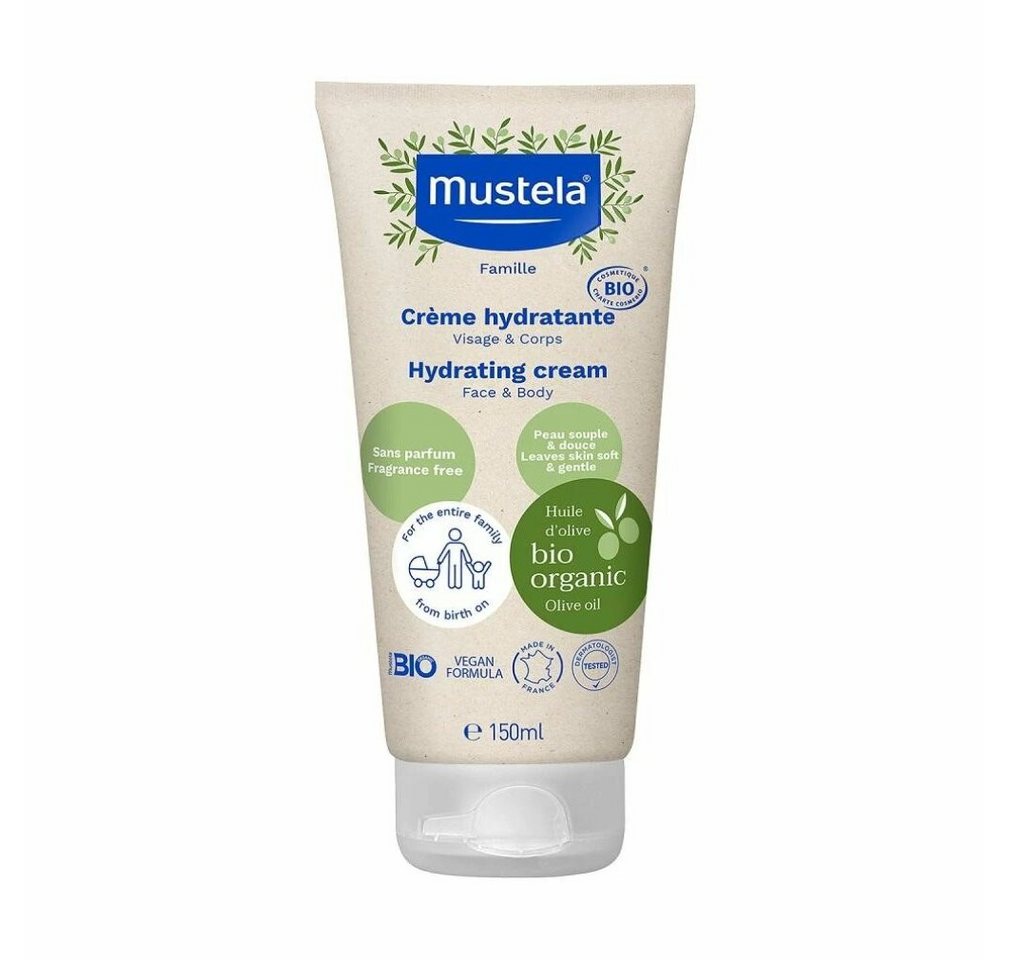 Mustela Körperpflegemittel Bio-Feuchtigkeitsspendende Creme 150ml von Mustela