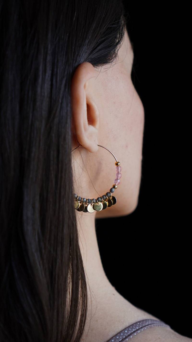 Boemia Creolen - 18 Karat Vergoldet 4 Farben von MustelideeFR