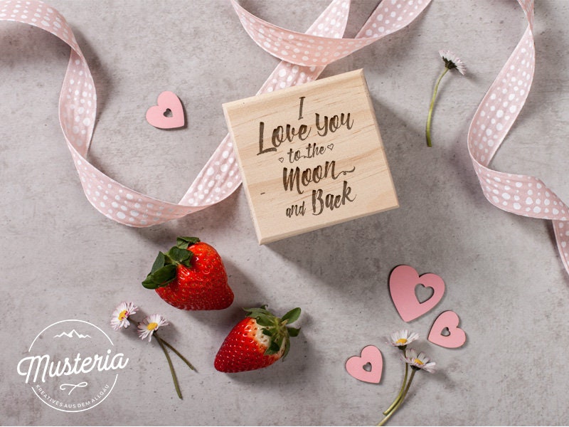 Muttertag/Valentinstag Ringkiste /Schmuckkiste Mit Gravur Muttertag/Valentinstag Ringkiste /Schmuckkiste Mit Gravur von MusteriaDE