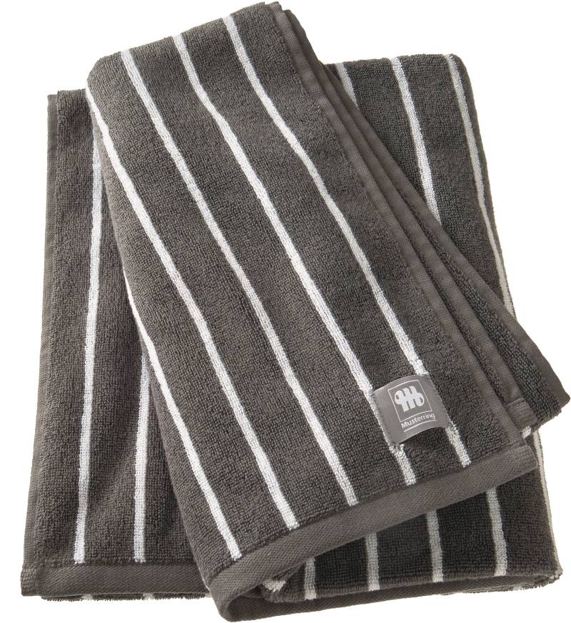 Musterring Badetuch "Needlestripe", (1 St., Duschtuch 70 x 140 cm), hautschmeichelnd, super weich von Musterring