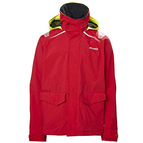 Musto Herren BR1 Yacht Segeln und Bootfahren Inshore Segeln Yachting und Beiboot Mantel Jacke - True Red - Atmungsaktiv Wasserdicht Musto Herren BR1 Yacht Segeln und Bootfahren Inshore Segeln Yachting und Beiboot Mantel Jacke - True Red - Atmungsaktiv Wasserdicht von Musto