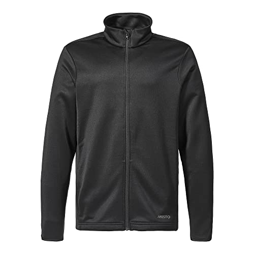 Musto Herren Essential 1/2 Zip Pullover, 990 Schwarz, L von Musto