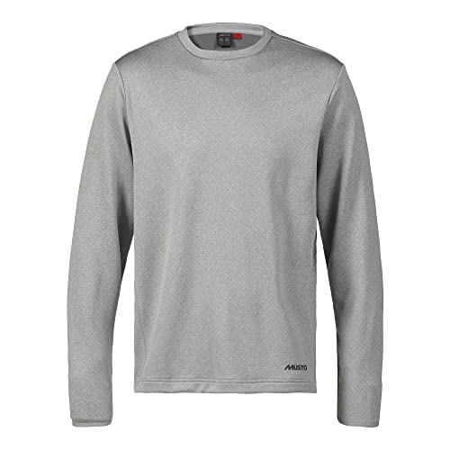 Musto Herren Essential Crew Pullover, 949 Grey Melange, XXL von Musto