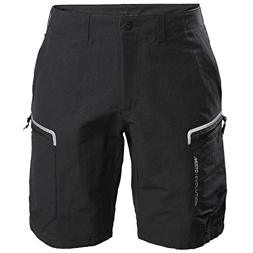 Musto Herren Evolution Performance 2.0 Segelboot Wassersport Shorts - Schwarz - Easy Stretch von Musto