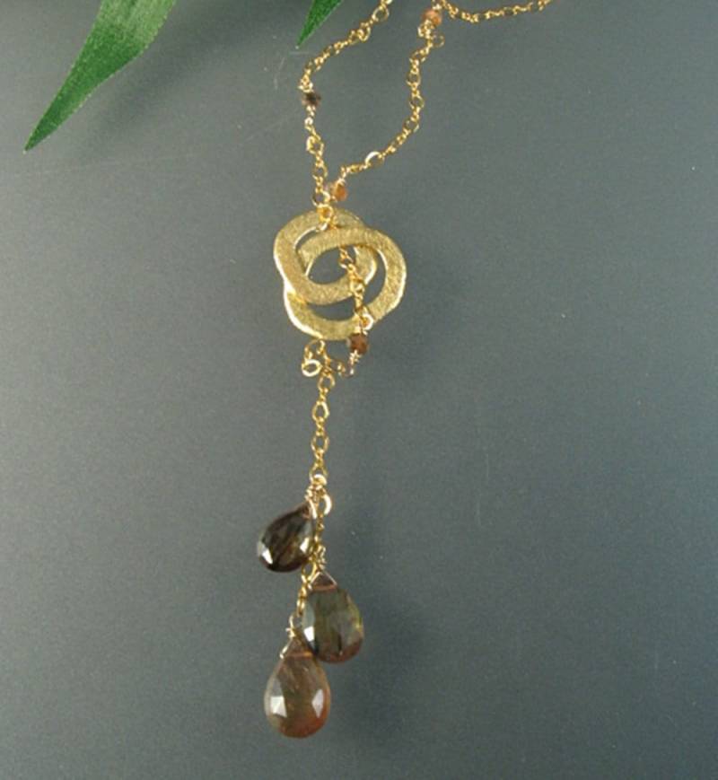 Andalusit Lariat Halskette Andalusit Lariat Halskette von Mutiarajewellery