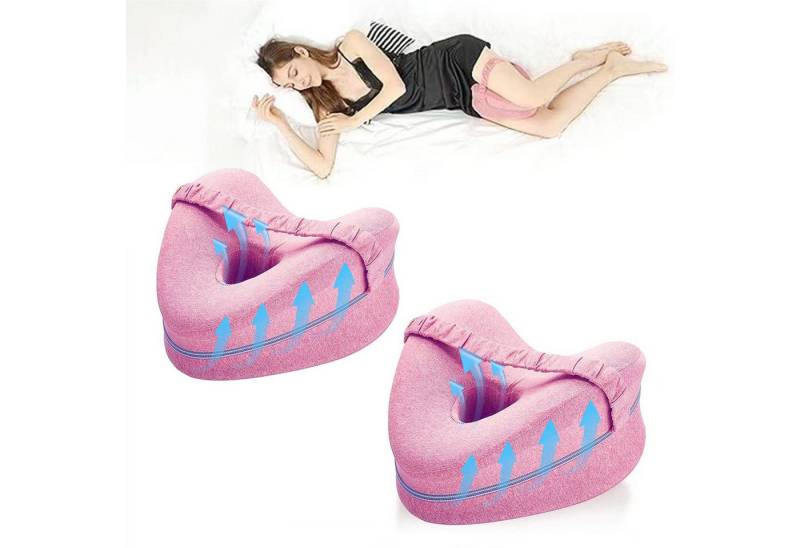Mutig Balancekissen Kniekissen für Seitenschläfer,2 Stück Ergonomisches Lagerungskissen, Memory-Schaum für Rücken-/Hüft-/Gelenk- und Ischiasschmerzlinderung von Mutig