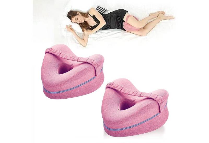 Mutig Balancekissen Kniekissen für Seitenschläfer 2 Stück,Ergonomisches Lagerungskissen, Memory-Schaum für Rücken-/Hüft-/Gelenk- und Ischiasschmerzlinderung von Mutig