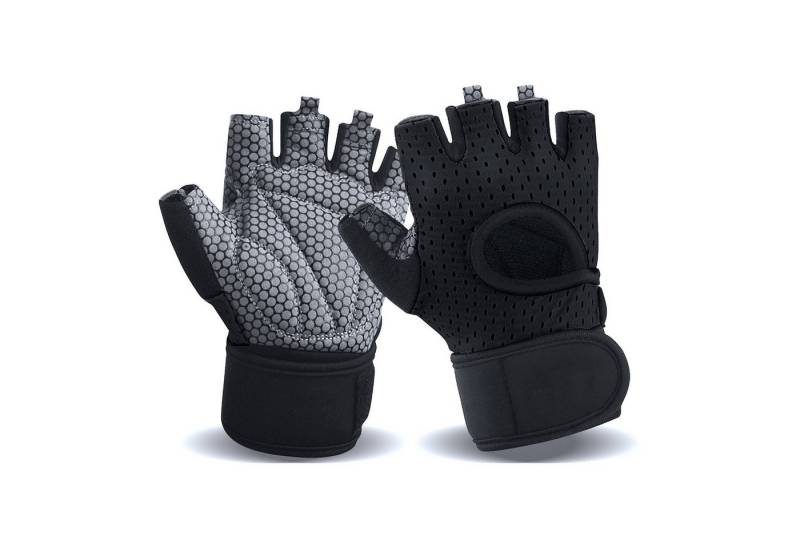 Mutig Fahrradhandschuhe Radhandschuhe Herren Damen Halbfinger Atmungsaktiv Radsporthandschuhe (Rutschfeste und Stoßdämpfende Mountainbike Handschuhe, Fitness Handschuhe, Sporthandschuhe) Trainingshandschuhe für Bodybuilding, Radsport, Gym und Krafttraining von Mutig