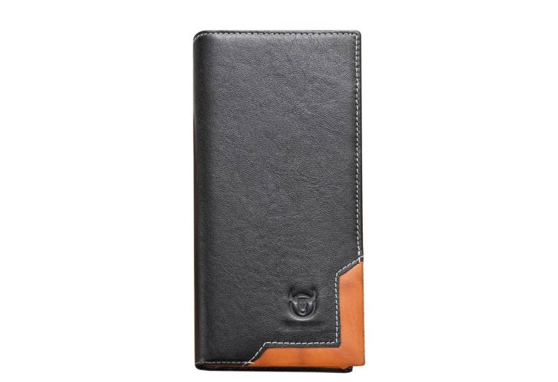 Mutig Geldbörse Kartenetui Herren,Slim Wallet Geldbeutel mit RFID Schutz (Leder Portmonee,11 Fächer für Kreditkarten, Kartenetui Herren, Portemonnaie groß, mit vielen Fächern, RFID-Blocker Brieftasche), Weihnachtsgeschenk,Valentinstags Geschenk oder als Geburtstagsgeschenk von Mutig