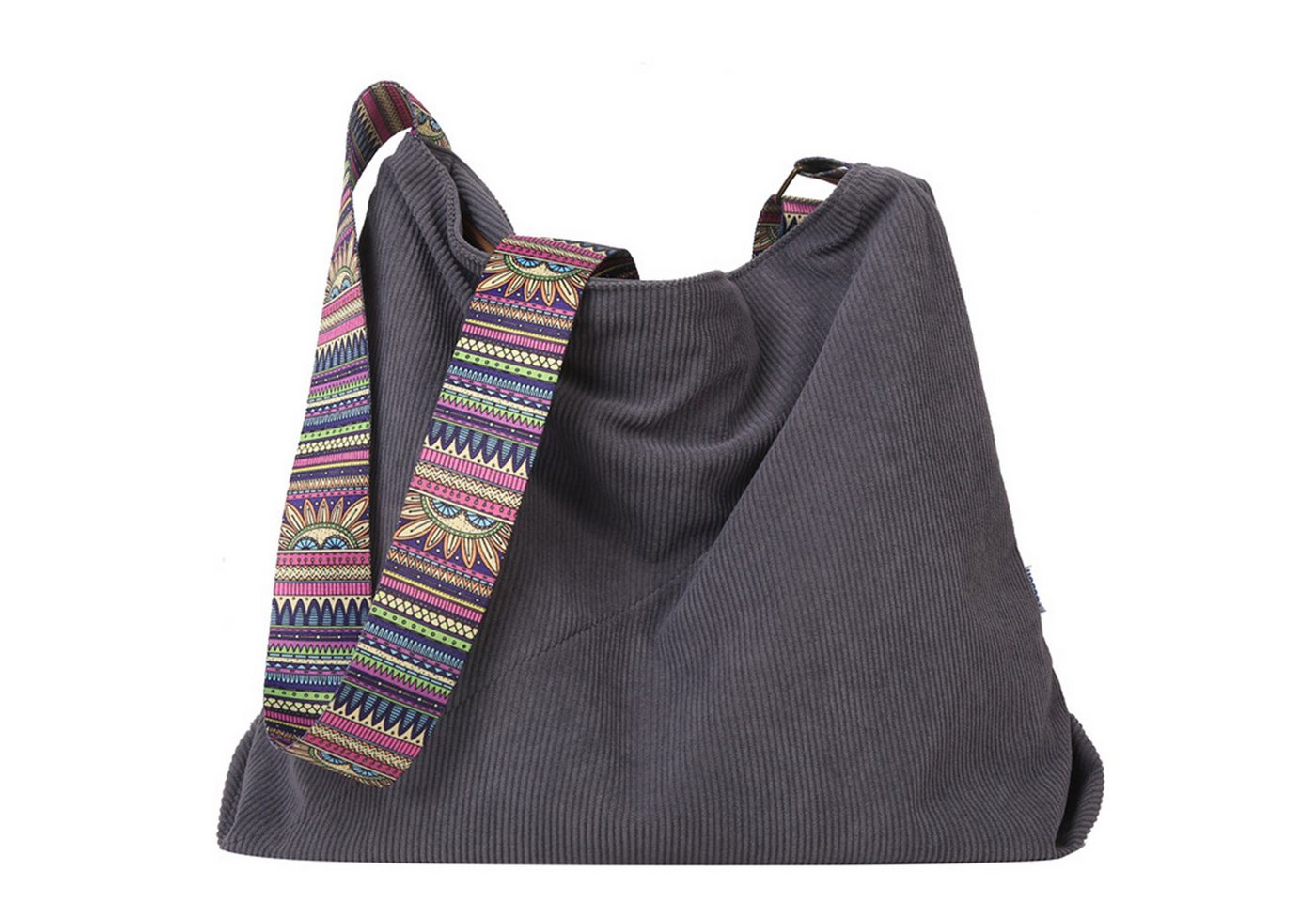 Mutig Handtasche Groß Handtasche, Umhängetasche mit Reißverschluss, Damen Tote Bag (Cord Tasche Damen Elegant, für Arbeit Büro Gym Reisen Einkaufen Schule und Alltag) von Mutig