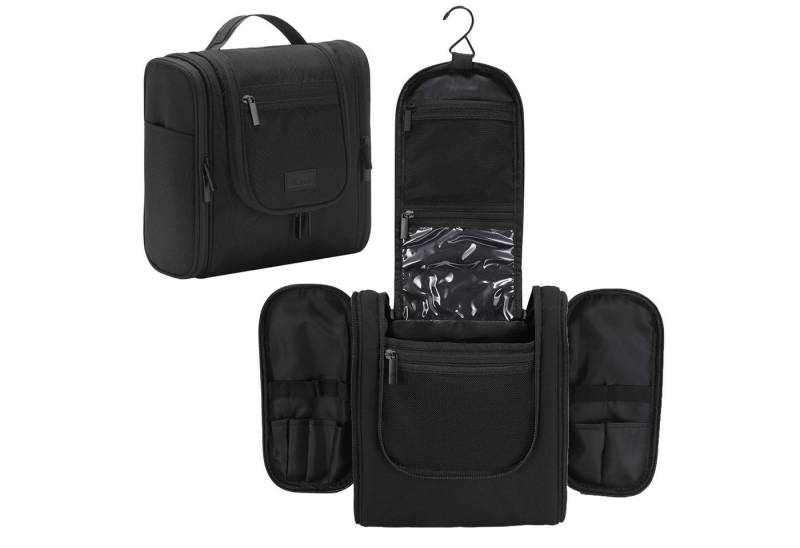 Mutig Kulturbeutel Groß Kulturbeutel Damen & Herren - Gross Kulturtasche Zum Aufhängen (Wasserabweisende Reise-Make-up-Tasche Tragbare Kosmetiktasche, kompakte, Reise-Kulturtasche, Hängender Kulturbeutel, mit Haken), für Badezimmer-Aufbewahrungstasche Frauen&Mädchen Reisen,Fitnessstudio von Mutig