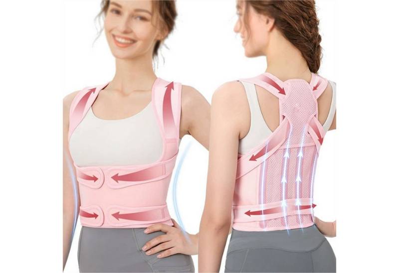 Mutig Rückenbandage Gerader Rücken Geradehalter, Haltungskorrektur Rücken Damen und Herren (rückengurt,lendenwirbelstütze,bandscheiben gürtel,lendenwirbelgürtel, Verstellbare Rückenstützgürtel Back Support Corrector,Rückenstrecker), für Linderung,Skoliose,Rückenglätter,Haltungskorrektur,Rückenstütze von Mutig