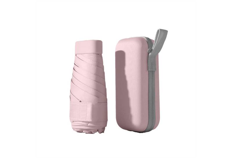 Mutig Taschenregenschirm Regenschirm Reise-Regenschirm,Mini Regenschirm, Kleiner UV-Regenschirm, Winddichter Regenschirm Mit Kapselhülle,Tragbarer Taschenschirm von Mutig