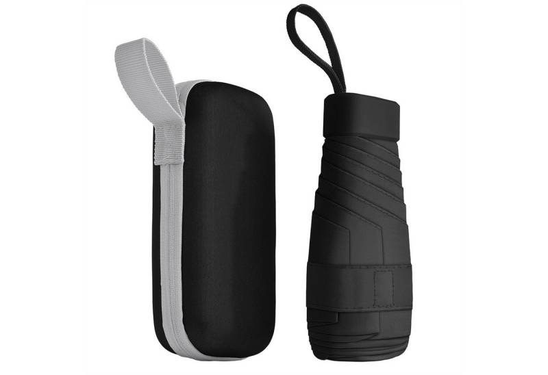 Mutig Taschenregenschirm Regenschirm Reise-Regenschirm,Mini Regenschirm, Kleiner UV-Regenschirm, Winddichter Regenschirm Mit Kapselhülle,Tragbarer Taschenschirm von Mutig