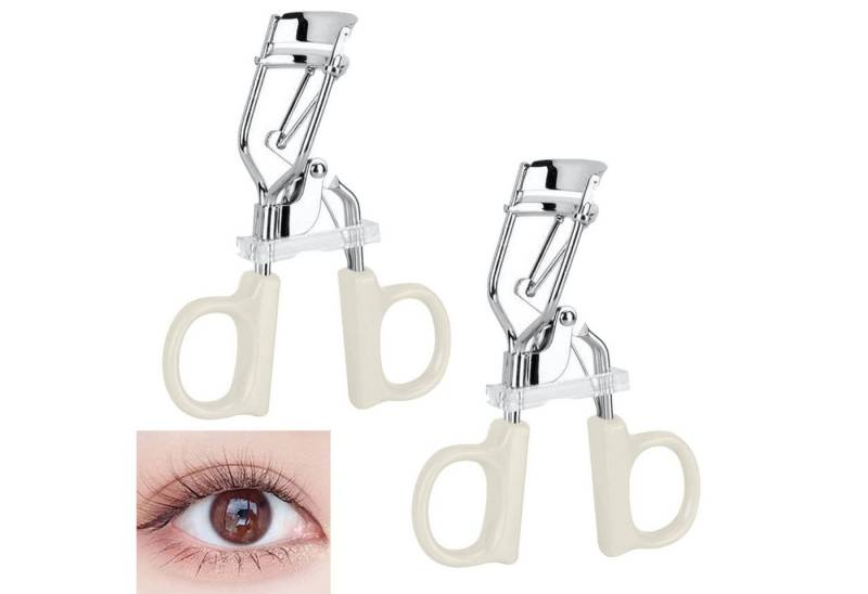 Mutig Wimpernzange 2er-Set Wimpernzange mit Silikonpolstern, Kompakt und tragbar, Wimpernformer zum Sanften und Präzisen Greifen von Wimpern-Violett, Wimpernzange für Dauerhaften Schwung,Für alle Augenformen Geeignet, Universelle Wimpernzange mit schlichtem, modernem & praktischem Design von Mutig