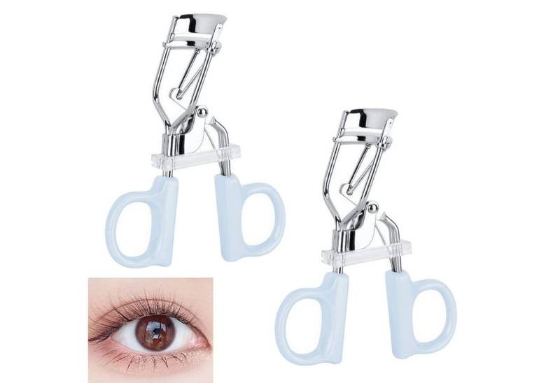 Mutig Wimpernzange 2er-Set Wimpernzange mit Silikonpolstern, Kompakt und tragbar, Wimpernformer zum Sanften und Präzisen Greifen von Wimpern-Violett, Wimpernzange für Dauerhaften Schwung,Für alle Augenformen Geeignet, Universelle Wimpernzange mit schlichtem, modernem & praktischem Design von Mutig