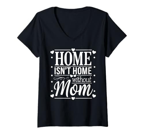 Damen Mutter Mutterschaft Mama Mutter Mama Mütter Tag T-Shirt mit V-Ausschnitt Damen Mutter Mutterschaft Mama Mutter Mama Mütter Tag T-Shirt mit V-Ausschnitt von Mutter Mama Mama Muttertag