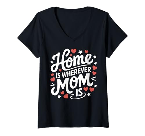 Damen Mutter Mutterschaft Mama Mutter Mama Mütter Tag T-Shirt mit V-Ausschnitt Damen Mutter Mutterschaft Mama Mutter Mama Mütter Tag T-Shirt mit V-Ausschnitt von Mutter Mama Mama Muttertag