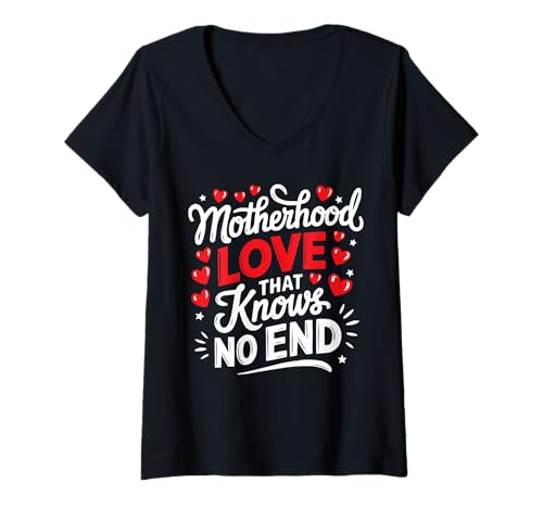 Damen Mutter Mutterschaft Mama Mutter Mama Mütter Tag T-Shirt mit V-Ausschnitt Damen Mutter Mutterschaft Mama Mutter Mama Mütter Tag T-Shirt mit V-Ausschnitt von Mutter Mama Mama Muttertag