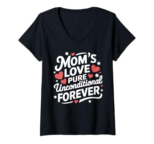 Damen Mutter Mutterschaft Mama Mutter Mama Mütter Tag T-Shirt mit V-Ausschnitt Damen Mutter Mutterschaft Mama Mutter Mama Mütter Tag T-Shirt mit V-Ausschnitt von Mutter Mama Mama Muttertag