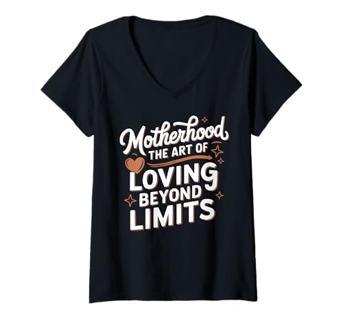 Damen Mutter Mutterschaft Mama Mutter Mama Mütter Tag T-Shirt mit V-Ausschnitt Damen Mutter Mutterschaft Mama Mutter Mama Mütter Tag T-Shirt mit V-Ausschnitt von Mutter Mama Mama Muttertag