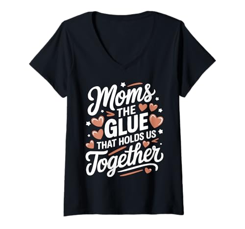 Damen Mutter Mutterschaft Mama Mutter Mama Mütter Tag T-Shirt mit V-Ausschnitt von Mutter Mama Mama Muttertag