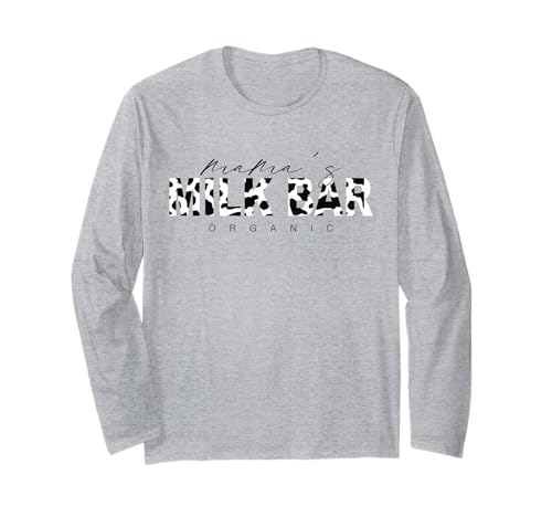 Lustiges Mutter Stillshirt- Stillzeit Mama´s Milk Bar Langarmshirt Lustiges Mutter Stillshirt- Stillzeit Mama´s Milk Bar Langarmshirt von Mutter Stillende Mutter Shirt Stillen Schlafanzug