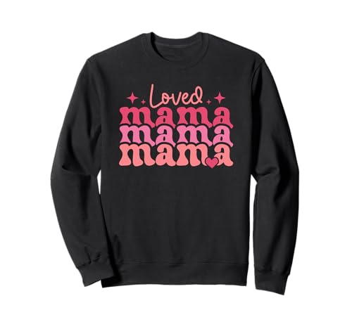 Geliebte Mama Mutter Pinke Herzen Muttertag Sweatshirt von Mutterliebe Pink Muttertagsmotiv Liebe