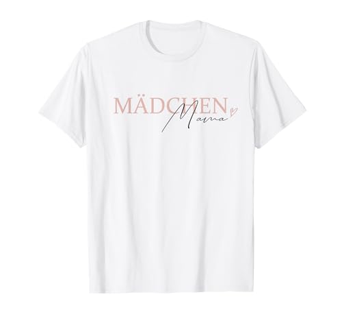 Mädchen Mama | Girls Mom | Schwanger Outfits | Beste Mutter T-Shirt von Muttertag, Geburtstag Geschenk, tolle Geschenkidee