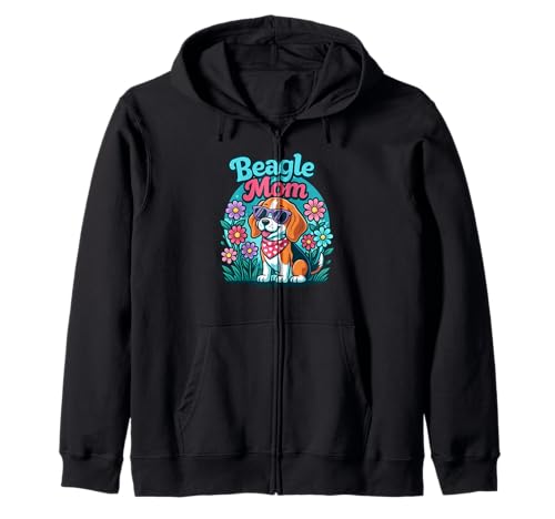 Lustige Beagle Art für Frauen Mädchen Mutter Beagle Kapuzenjacke Lustige Beagle Art für Frauen Mädchen Mutter Beagle Kapuzenjacke von Muttertag Beagle Dog Mom Bekleidung