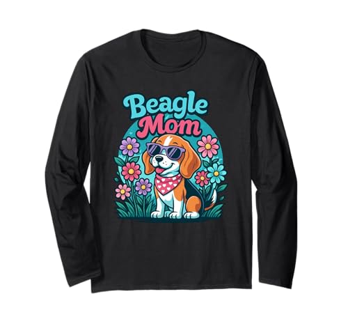 Lustige Beagle Art für Frauen Mädchen Mutter Beagle Langarmshirt Lustige Beagle Art für Frauen Mädchen Mutter Beagle Langarmshirt von Muttertag Beagle Dog Mom Bekleidung
