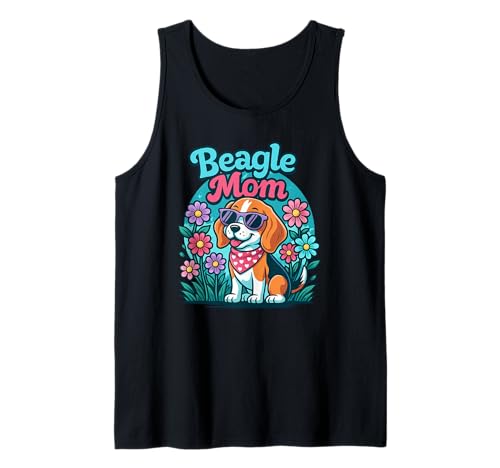 Lustige Beagle Art für Frauen Mädchen Mutter Beagle Tank Top Lustige Beagle Art für Frauen Mädchen Mutter Beagle Tank Top von Muttertag Beagle Dog Mom Bekleidung