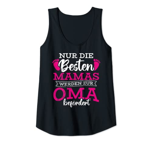 Damen Muttertag Besten Mamas werden zur Oma befördert Tank Top von Muttertag Besten Mamas Oma