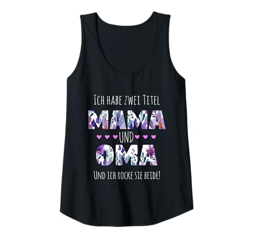 Damen Oma Omi Großmutter Beste Mama Mutter Muttertag Tank Top von Muttertag Designs für coole Mütter