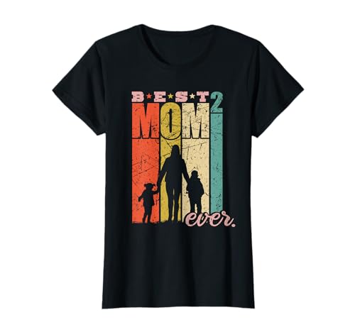 Best Mom Ever zweifache Mama Mutter mit Kindern T-Shirt Best Mom Ever zweifache Mama Mutter mit Kindern T-Shirt von Muttertag Geschenk für beste Mama mit zwei Kinder