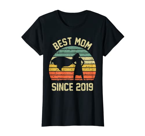 Damen Best Mom Since 2019 Mutter Oma Mama Geschenke Muttertag T-Shirt von Muttertag Geschenke Für Mama Stief Mutter Oma